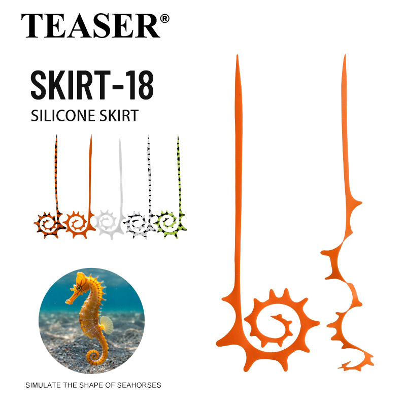 Fishing Equipment Lures - 티저 5개입 SKIRT-18 145mm 실리콘 고무