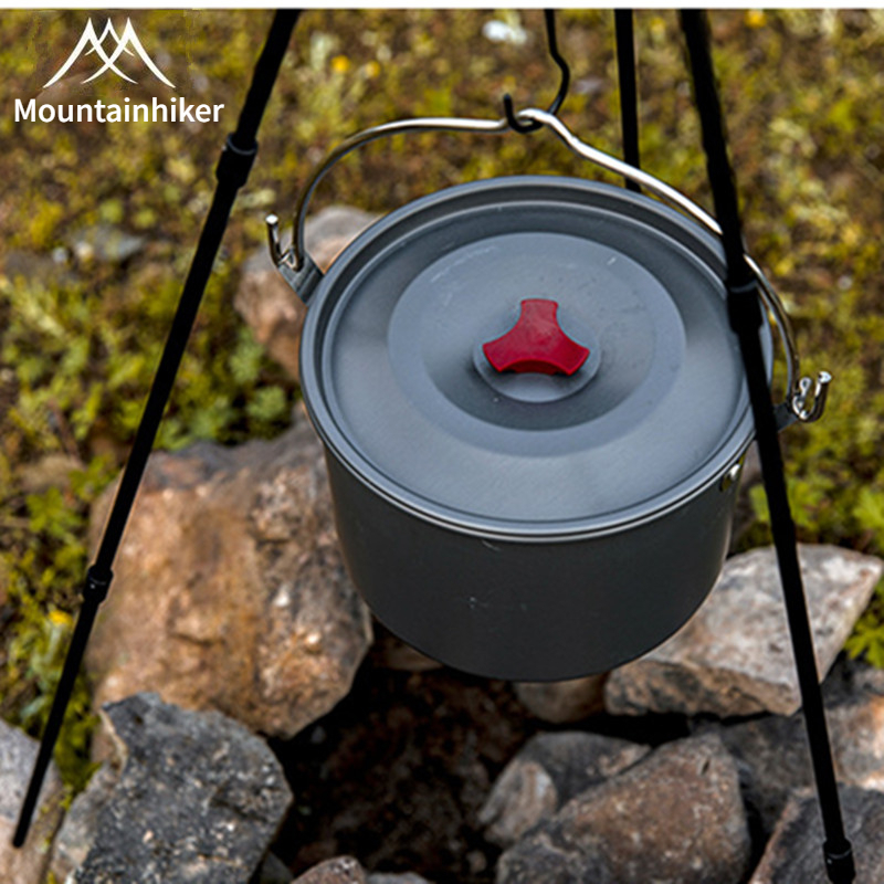 Fishing Equipment Kitchener - MOUNTAINHIKER 4L 캠핑 교수형 냄비 조리기구