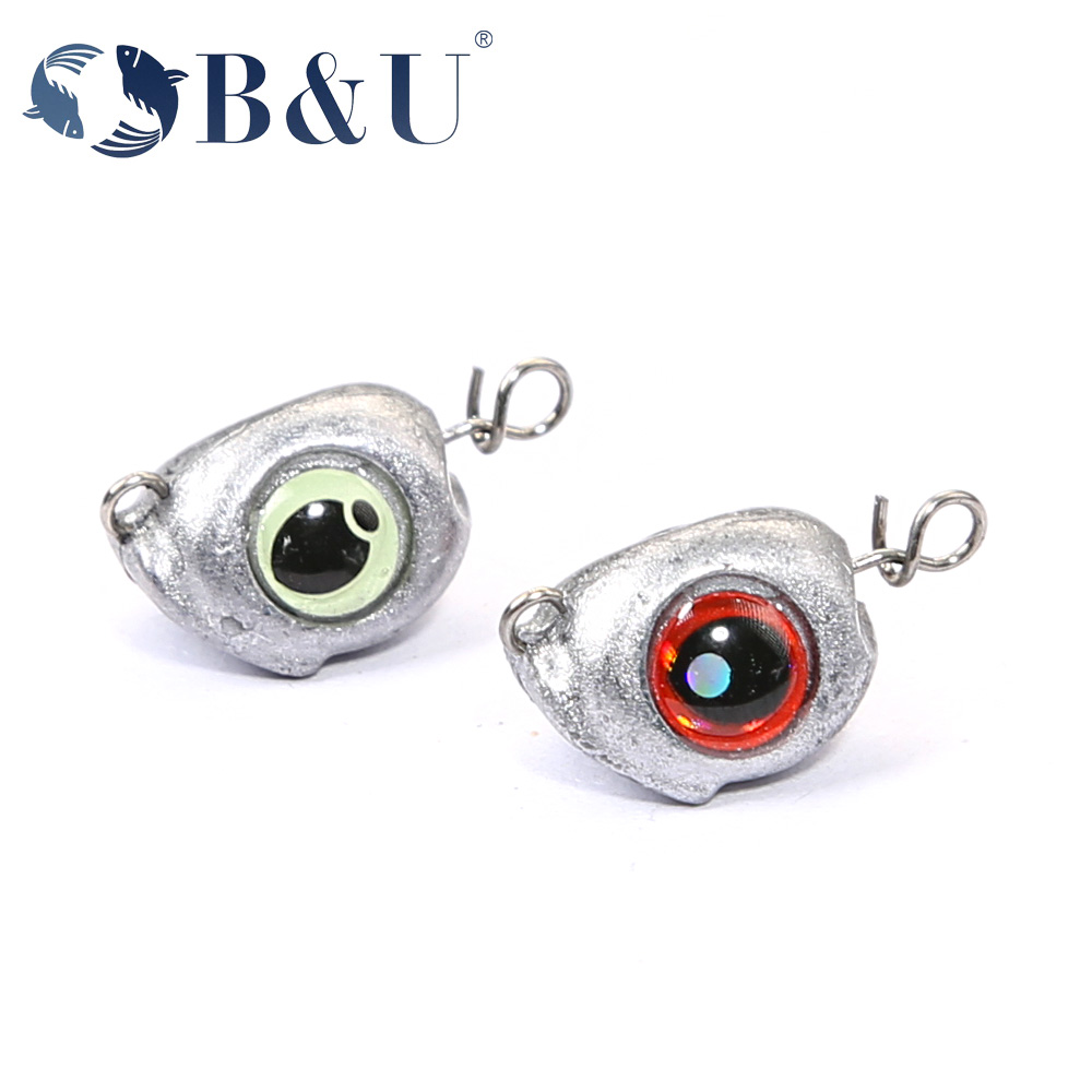 Fishing Equipment Lures - B&U 스윙 지그 헤드 체부라슈카 싱커
