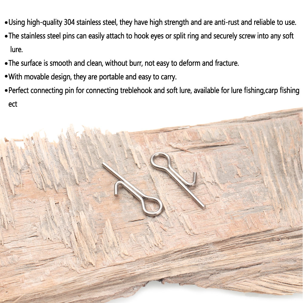 50/100개 낚시 미끼 스파이크 훅 연결 핀 바늘 고 - Fishing Equipment Lures 리뷰 및 가격