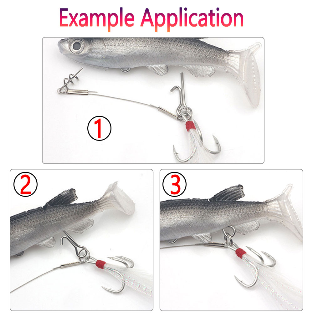 50/100개 낚시 미끼 스파이크 훅 연결 핀 바늘 고 - Fishing Equipment Lures 리뷰 및 가격