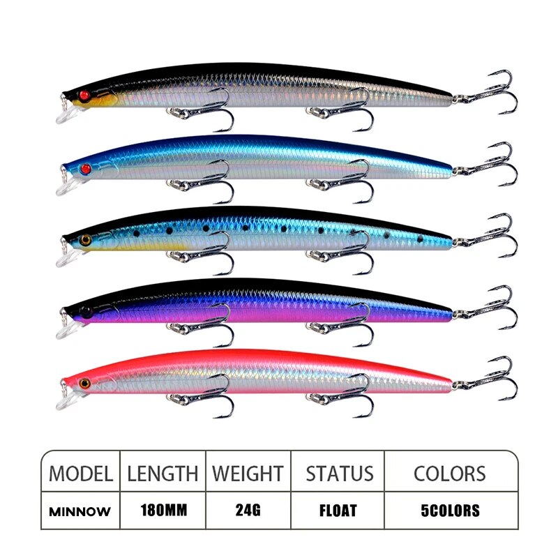 미노우 낚시 미끼 레이저 하드 인공 미끼 18cm 24 - Fishing Equipment Lures 리뷰 및 가격