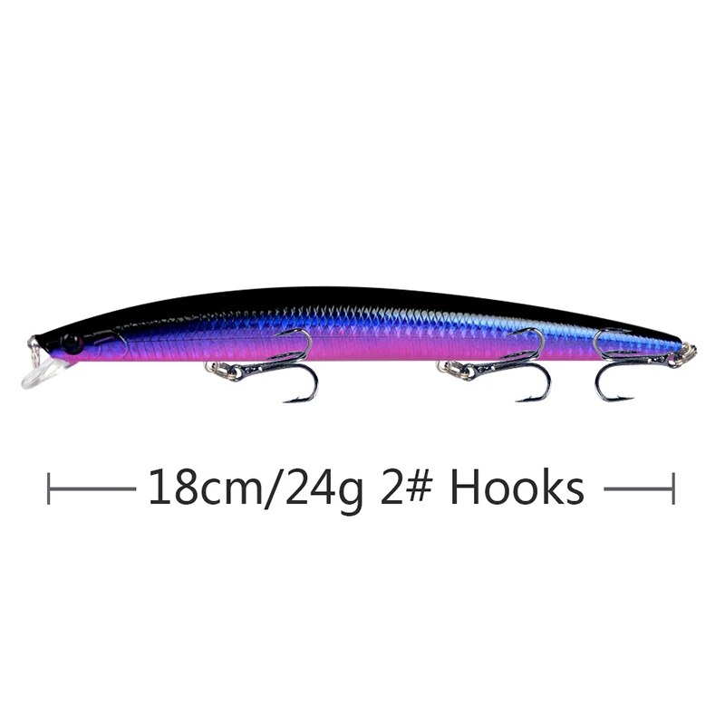 미노우 낚시 미끼 레이저 하드 인공 미끼 18cm 24 - Fishing Equipment Lures 리뷰 및 가격