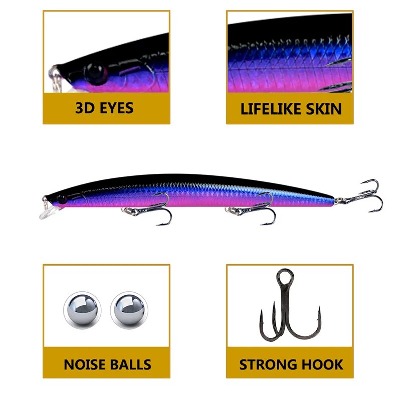 미노우 낚시 미끼 레이저 하드 인공 미끼 18cm 24 - Fishing Equipment Lures 리뷰 및 가격