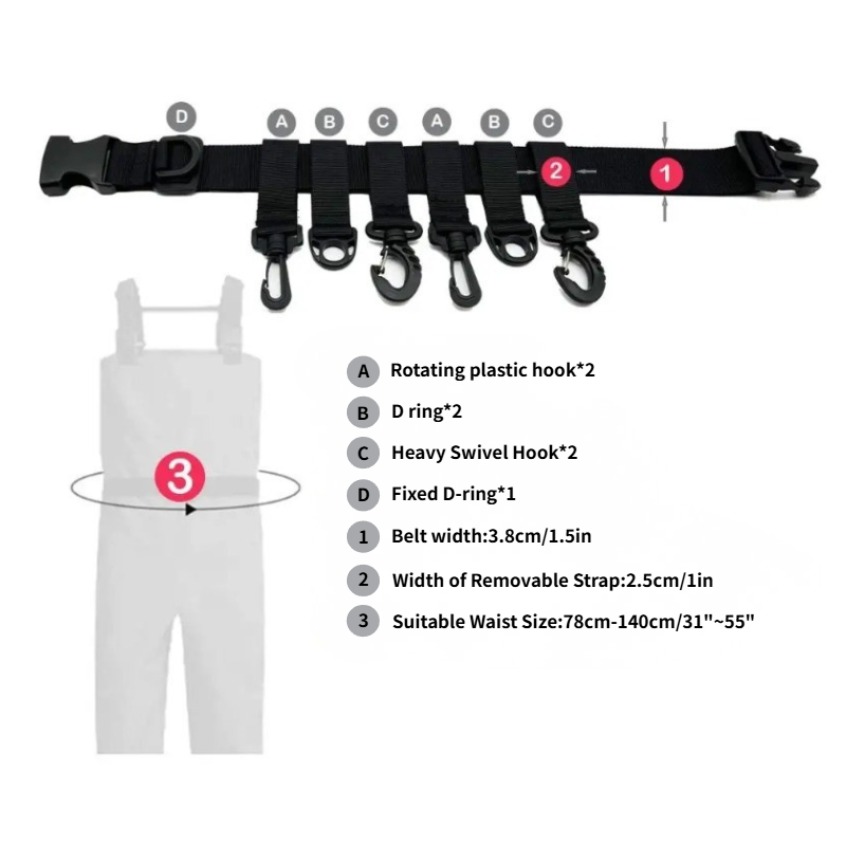 1개 조절 가능한 낚시용 허리벨트 낚싯대 홀더, 가볍고 - Fishing Equipment Carp 리뷰 및 가격