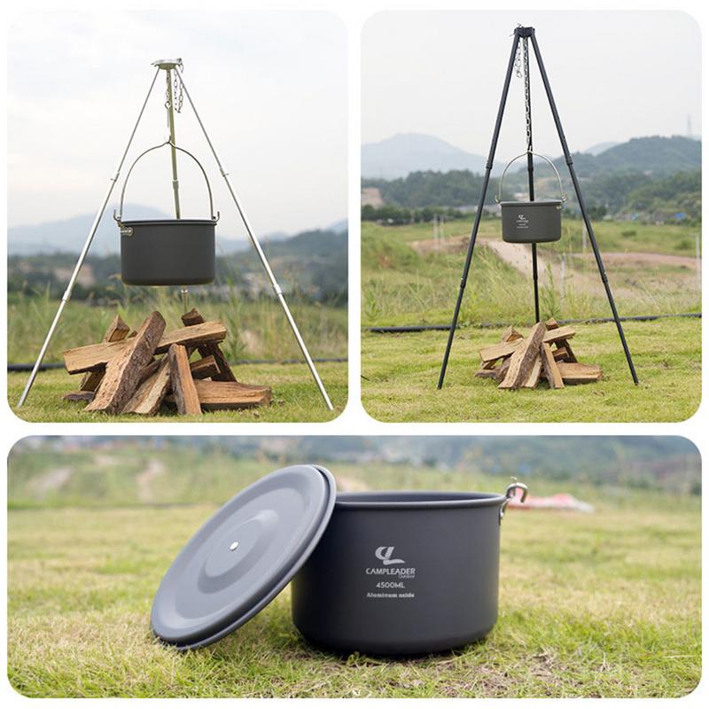 캠핑 걸이식 냄비 조리기구, 야외 볼러 식기, 5-6  - Fishing Equipment Kitchener 리뷰 및 가격