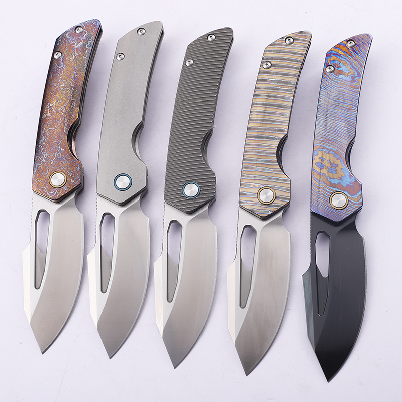 새로운 티타늄 합금 손잡이 M390 강철 접이식 칼 다 - Fishing Equipment Kitchener 리뷰 및 가격