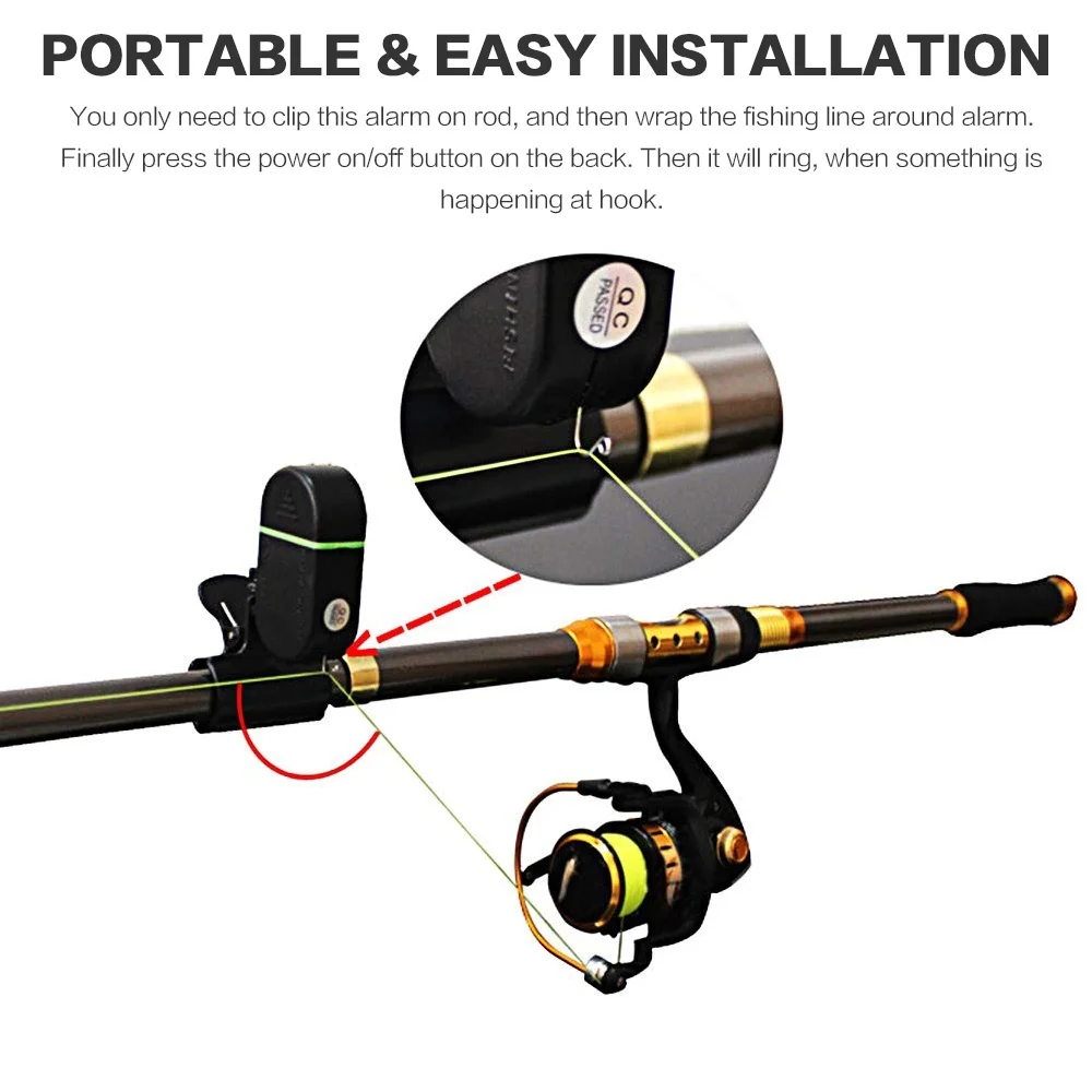 FLYSAND 물고기 물린 미끼 경고 알람 사운드 벨  - Fishing Equipment Lures 리뷰 및 가격