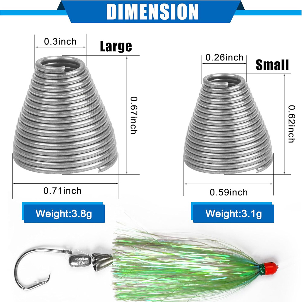 20Pcs Ballyhoo 미끼 장비 스프링 스테인레스 - Fishing Equipment Carp 리뷰 및 가격